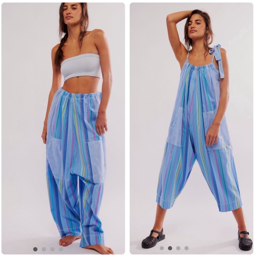 NWT Free People Dream In Color Convertible Jumpsuit Onesie